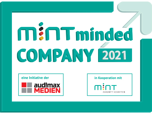 MINT minded Company 2021, Förderung von Nachwuchstalenten, audimax Medien, MINT Zukunft Schaffen