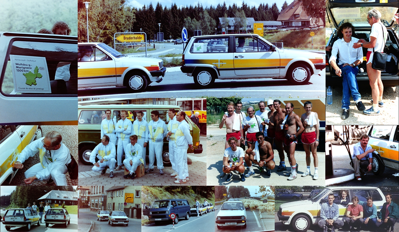 1987: Öko-Polo Rekordfahrt von Wolfsburg nach Marignane über 1.500 km: Verbrauchsrekord mit 1.7 l/100 km